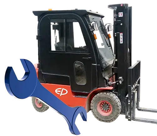 монтаж закрытой кабины на погрузчик